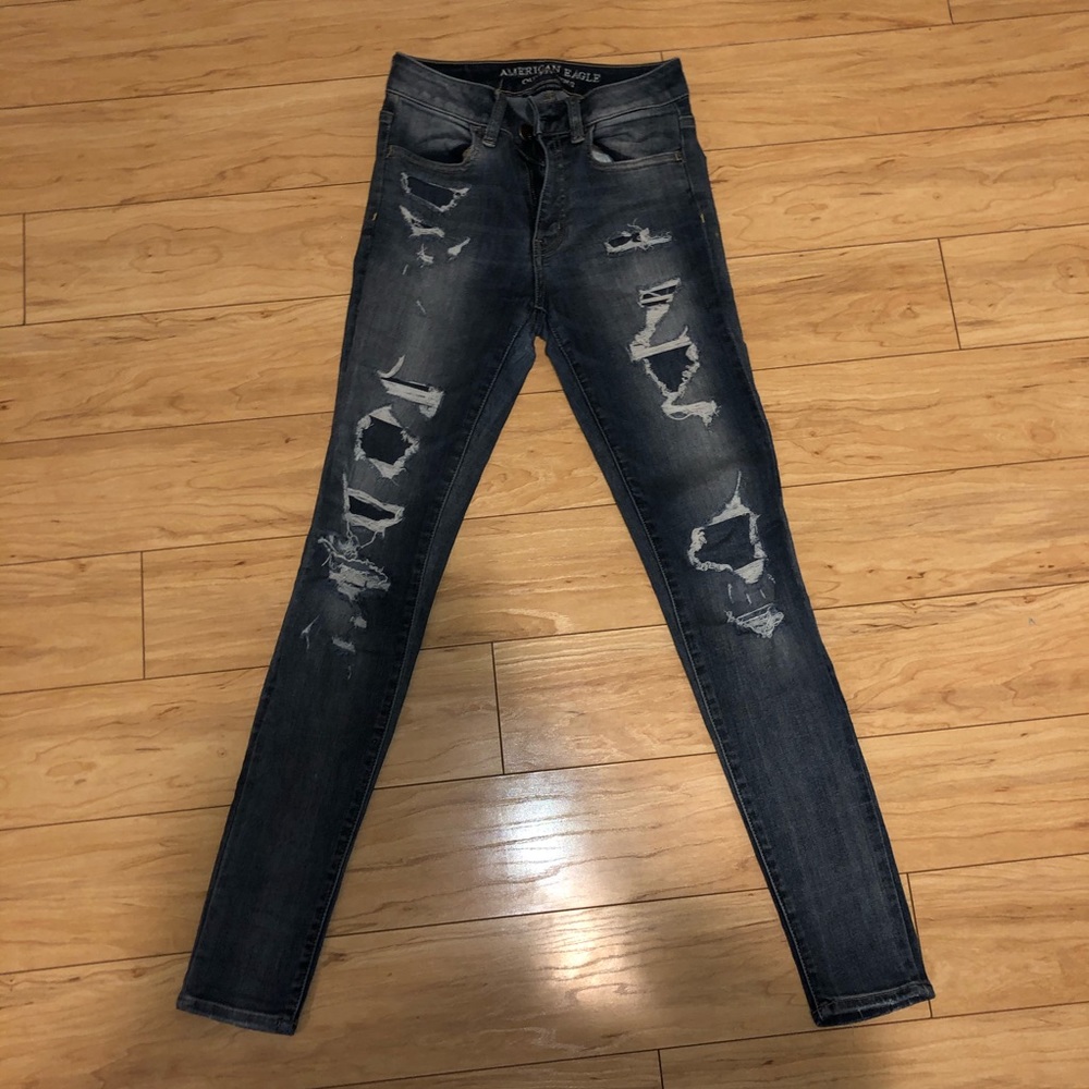 American Eagle super super stretch hi-rise jegging